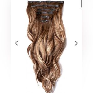 18” Human Hair Clip In Extensions